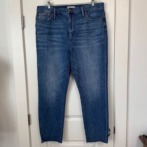 Madewell Women’s 35 The Perfect Vintage Jean ~ Straight Leg Ankle Jeans